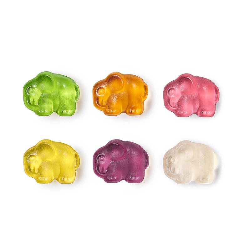 Bébés éléphants végétaliens