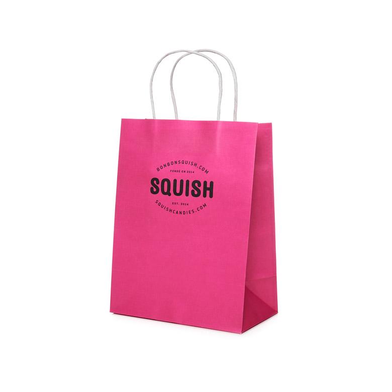 Sac cadeau rose