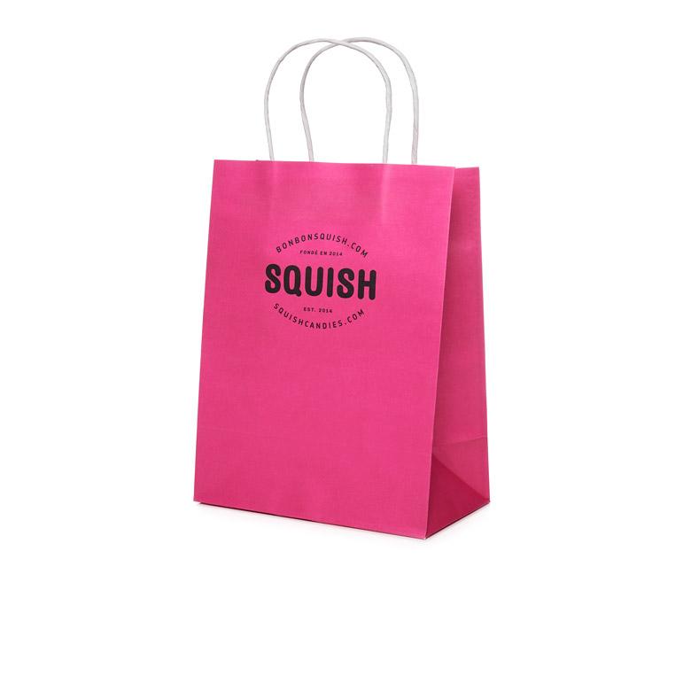 Sac cadeau rose