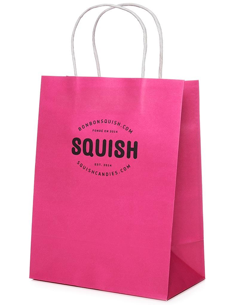 Sac cadeau rose