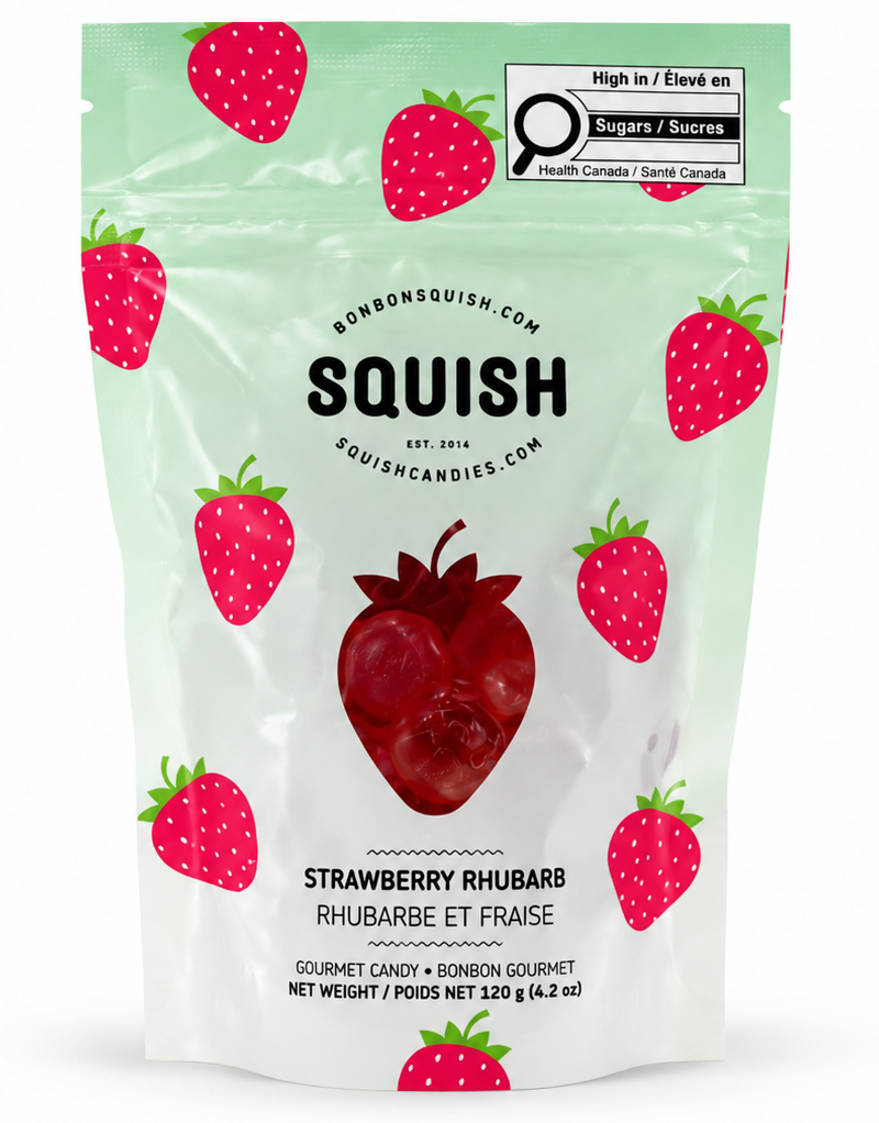 Rhubarbe et fraise