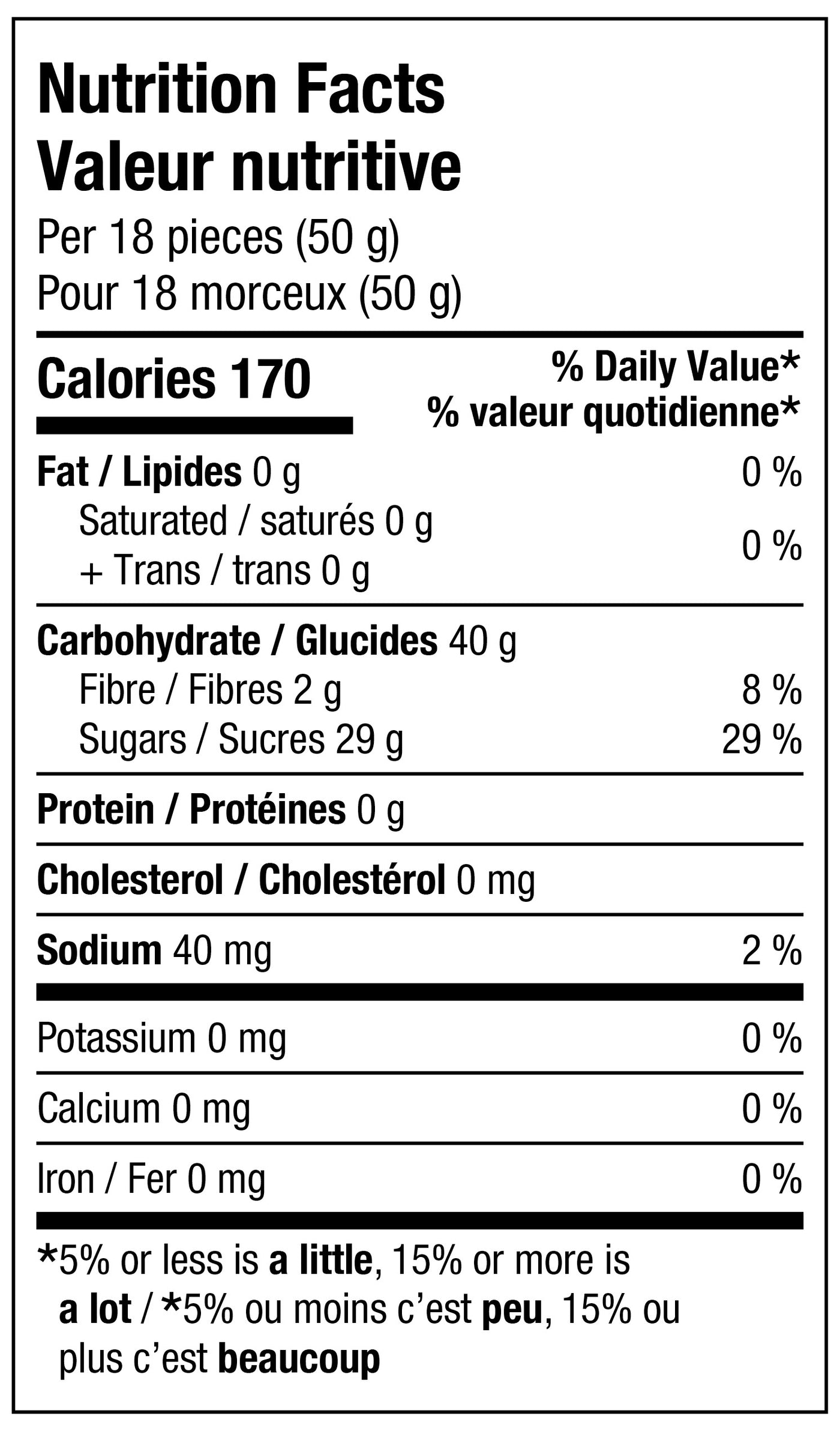Nutrition Facts - Vegan Cherry Watermelon Crush