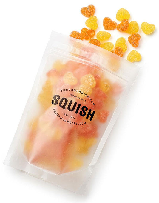 Vegan Sour Peach Hearts